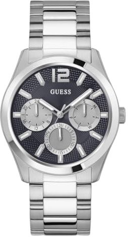 GUESS Zen Herren-Armbanduhr aus Edelstahl
