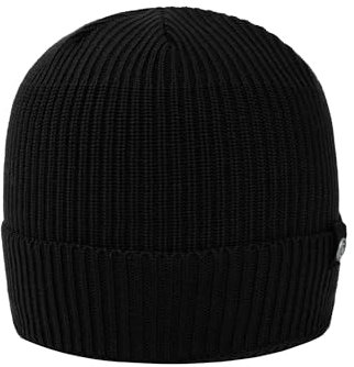 SCHIETWETTER Beanie Mütze Marten, Strickmütze, mit Fleece gefüttert, warm & kuschelig schwarz OS