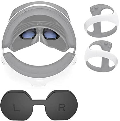 SVRITE F¨¹R PS VR2-Brille Silikon-Schutzh¨¹Lle f¨¹r PSVR2 Staubdichte Schutzh¨¹Lle VR/AR-Brille Zubeh?R