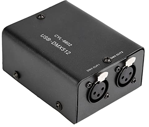 Bühnenlicht-Controller, DMX-LED-Decoder-Controller, 512-Kanal-USB zu DMX, DMX512-LED-Licht, DMX-Bühnenbeleuchtungs-Controller, Kanäle, Decoder-Modul für Computer-Lichtsteuerung