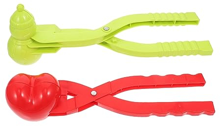 BESTonZON 6 STK Schneeball-Clip Enten-schneeball-Hersteller Winterspielzeug Im Freien Hersteller Von Schneebällen Herz-schneeball-Hersteller Sandball Kind Suite Mit Schnee Spielen Plastik