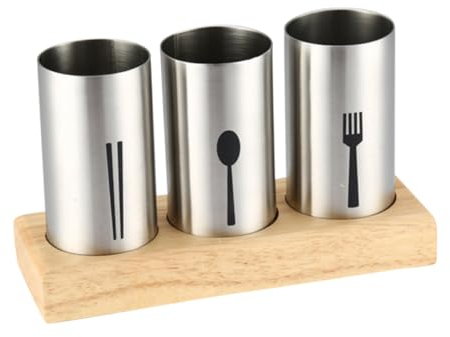 Alipis Soporte para Palillos De Acero Inoxidable Estante para Palillos De Cocina Soporte para Palillos Soporte para Almacenamiento De Vajilla Soporte para Palillos De Cocina Soporte