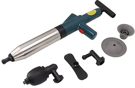Kit Stantuffo WC, Kit Stantuffo WC Manuale, Stantuffo WC Scarico Stantuffo a Piombo Set Stantuffi Elettrici Stantuffo Aria Ad Alta Pressione per Scarico a Pavimento della Cucina
