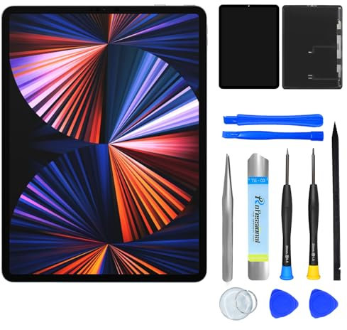 NB+ Touch Screen LCD di ricambio per iPad Pro 12.9 pollici 5th 2021 6th 2022 A2379 A2436 A2437 A2461 A2764 Unità di Display LCD Digitizer Pannello frontale in vetro nero con strumenti