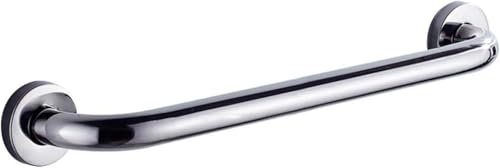 Aioneer Haltegriff Aus Edelstahl Für Das Badezimmer, Haltegriff Für Die Badewanne, Sicherheitshandlauf Aus Poliertem Chrom 304 Edelstahl Mit Stabiler Basis Und Wandmontage-StützsSilver-58CM