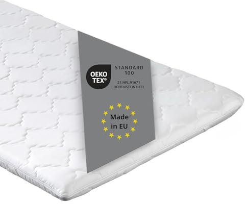 liebling Visco Topper 90x190cm, viscoelastischer Matratzentopper mit Memory Foam Effekt, Viscoschaum Made in EU, Ökotex 100