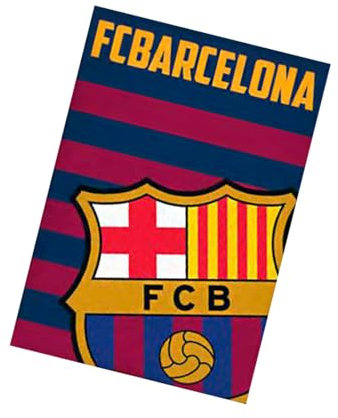 Decke Barcelona Fußballmannschaft, 180 x 130 cm, Fußballausrüstung Barcelona, Geschenk Barcelona, Zubehör Barcelona (Decke, 160 x 130 cm)