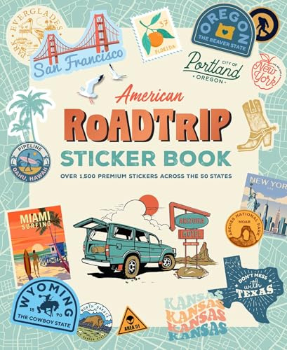 American Road Trip Sticker Book