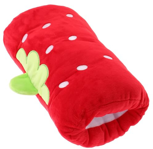 GARIOUANS Niedliches Erdbeer Handkissen aus Baumwolle mit Weicher Füllung Multifunktionales Kuschelkissen für Kinder für Büro und Feiertage