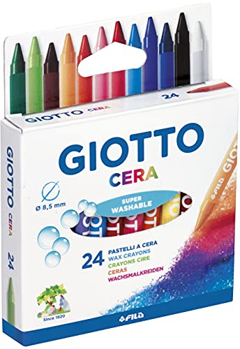 GIOTTO 282200 Wachsmalstifte, 24 Stück
