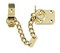 ZAB15 Heavy Duty Door Chain Polished Brass
