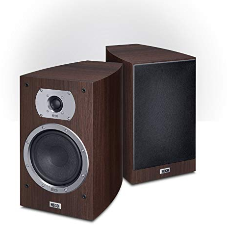 HECO Victa Prime 302 | 2 Wege Heimkino- und Stereo-Regallautsprecher | 1 Paar, Farbe:Espresso