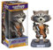 FunKo Wacky Wobbler Wächter der Galaxie Rakete Waschbär bobblehead