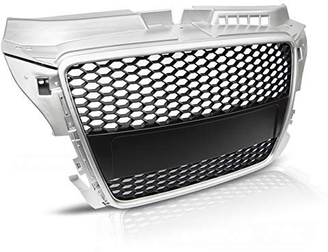 Calandra Grill Audi A3 (8P) rs-type 04.08 – 07.12 Argento