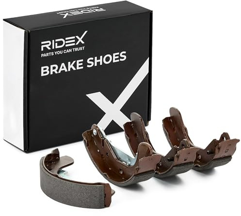 RIDEX Bremsbacken Satz für Trommelbremse Hinten mit Hebel Kompatibel mit CHEVROLET SPARK M300 70B0143