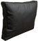 Quattro Meble Schwarz Echt Lederkissen Sofa Deko Kissen Echtleder Rückenkissen Rindsleder Leder Modell P&Z (50 x 60cm)