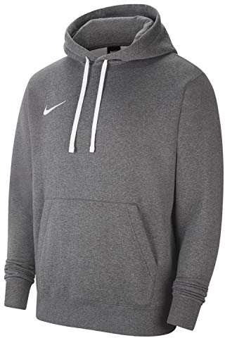 Nike Herren M Nk Flc Park20 Po Hoodie Kapuzenpullover, Charcoal Heathr/White/White, L EU