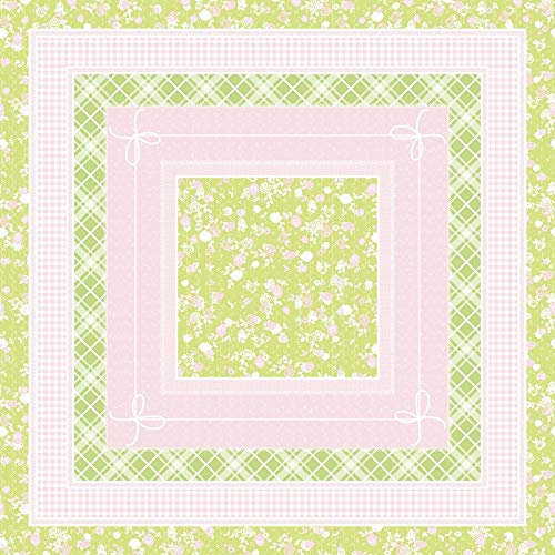 Mank GmbH Tischdecken aus Airlaid Mitteldecken 80 x 80 cm Mank Einmal Tischdecke für Gastronomie 20 Stück Hermine (Rosa-Lime)