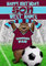 Personalised Birthday Card For Son - West Ham Football - Optional PERSONALISATION, PERSONALISED XL BADGE and/or QUALITY WRAPPING PAPER - POSTED SAME DAY - FULL COLOUR INSIDE