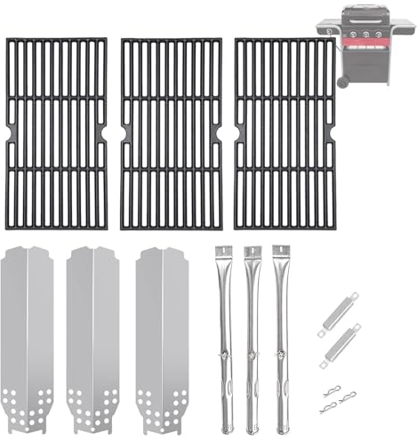 BQMAX Kit di ricambi per griglia Charbroil Gas2Coal Gas/Carbone Hybrid Grill 463370516 463370519 463278418 463278419 G421-0001-W1 G553-0002-W1A G466-2500-W1