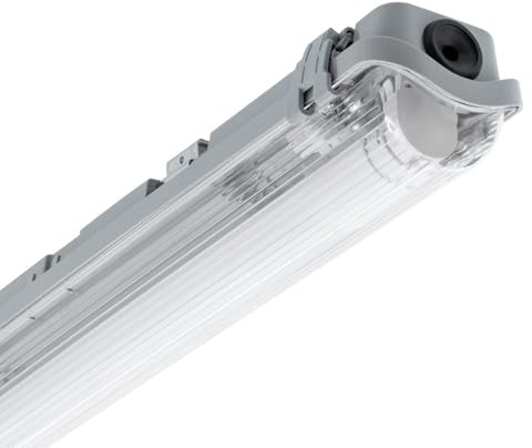 LEDKIA LIGHTING Pantalla Estanca con Tubo LED 150cm IP65 No Flicker 3000K Blanco Cálido