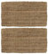 VL Door Mat 40x70cm – Jute Coir Door Mats with Durable Backing and Classic Weave – Heavy Duty Door Mats Outdoor for Mud, Dirt, and Wet Shoes in Entryways, Sheds, Garden or Patio (Pack of 2)