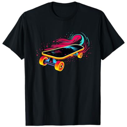 Jungen Retro Skateboard T-Shirt