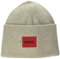HUGO Herren Knitted with Turn Up Cuff Beanie-Mütze, Hafercreme, Einheitsgröße