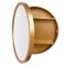 Armoire De Toilette À Miroir Rond Armoire De Toilette Ronde 50/60/70cm Armoire De Toilette Murale avec Miroir Lumineux De Diamètre(Gold,70cm/27.5in)