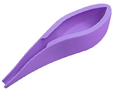 Acouto FEM-Urinal Tragbares Uriniergerät für Frauen mit Taschenständer Zum Pinkeln FEM-Silikon-Urinal für Outdoor-Reisen Purple Pee Bietet eine Hygienische Lösung Beim Wasserlassen