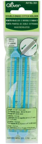 Clover Double-Ended Stitch Holders 5.25-Sizes 2 to 7 2/Pkg3