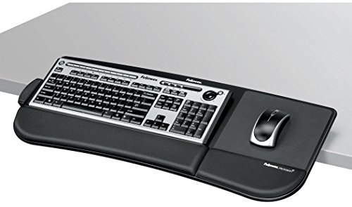 Fellowes Tilt-n-Slide Keyboard Manager (8060101), Schwarz