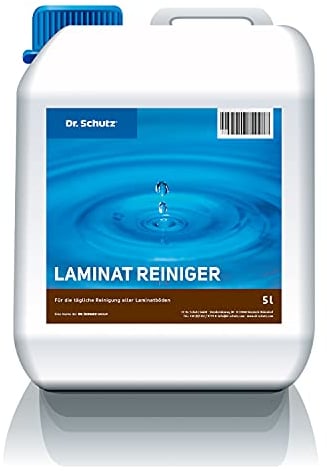 Dr. Schutz Laminatreiniger 5 L | Laminat Bodenreiniger | Bodenpflege Laminat | entfernt Schmutz, Fett und Schuhabriebe | Laminatboden Reiniger | Laminat Pflege | Laminatpflegemittel