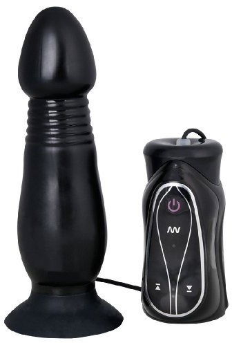 You2Toys Anal Pusher - großer Analplug mit Fernbedienung für sie und ihn, stimuliert mit 7 Vibrationsarten und zusätzlicher Stoßfunktionen