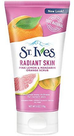 St Ives Scrub, Even & Bright Pink Lemon & Mandarin Orange 6 Ounce by St. Ives
