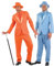 Fun Shack Déguisement Costume Bleu Homme, Déguisement Carnaval Homme Taille M