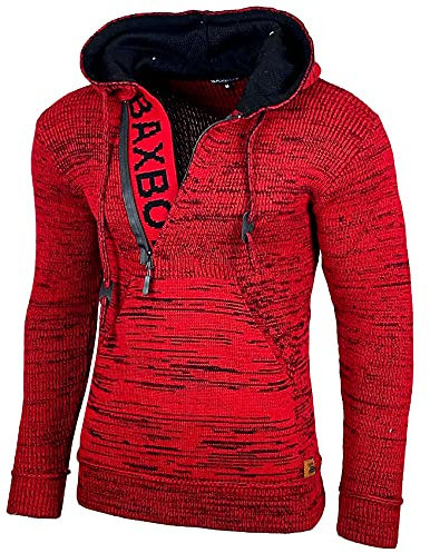 Kapuzenjacke Herren Winter Top Kapuzenpullover Reißverschluss Pulli Sweatshirt Jacke BB-277 Neu