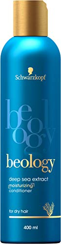 Schwarzkopf beology Feuchtigkeits-Spülung, für trockenes Haar, mit Tiefsee-Extrakt, 3er Pack (3 x 400 ml)