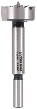 Yonico 43019S 1-1/4-Inch Diameter Steel Forstner Drill Bit 3/8-Inch Shank