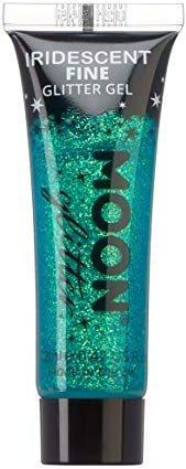 Moon Glitter Iridescent Glitter Gel, Green, Single, 12ml
