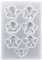 YoungerY Stampo in Silicone a Forma di angioletto Stampo in Resina epossidica UV Argilla Fai-da-Te Ciondolo per Gioielli