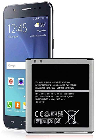Cleantt Galaxy J3 Battery, 2600mAh Li-ion Replacement Battery for Samsung Galaxy Grand Prime G530, Galaxy J5, Galaxy J3,J320A J320V EB-BG530BBC J5-G530P