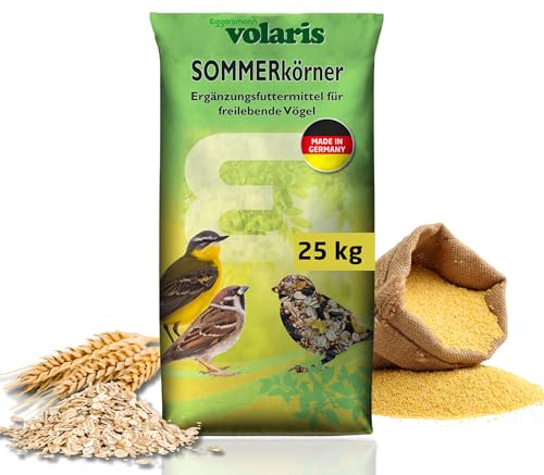 Eggersmann Volaris Sommerkörner 25 kg | Vogelfutter Wildvögel ganzjährig | Niedriger Fettgehalt | Ideal zur Aufzucht | für alle Vogelarten geeignet