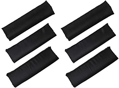 MULTIBROS 6X Eckenschoner für Sturmband - Markise & Vorzelt | Schutz vor Abrieb & Rissen – Klettverschluss-Montage, wetterfest, UV-beständig, für Bänder bis 6 cm