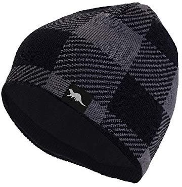 100% wasserdicht, Winddicht, atmungsaktiv – Beanie-Mütze geeignet für alle Aktivitäten bei jedem Wetter, Grau-B, Einheitsgröße