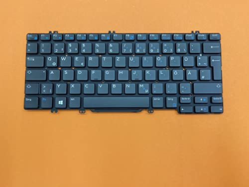 T-ProTek DE-Tastatur Keyboard Beleuchtung GR kompatibel für Dell Latitude 13 (7380-5V3J4)