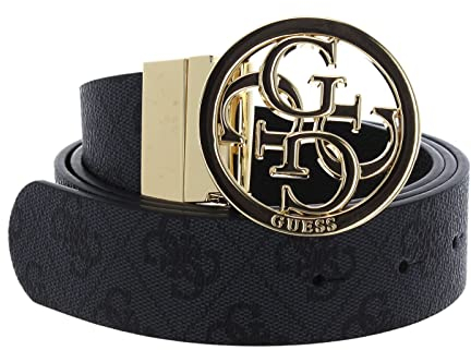 Guess Cinta donna Nell adjustable e reversible coal logo/black CS23GU02 BW7740VIN35 S