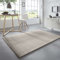 Taracarpet Waschbarer Flauschiger Uni Kurzflor Teppich, Anti-Rutsch, Felloptik, Super Soft Sand 160x230 cm