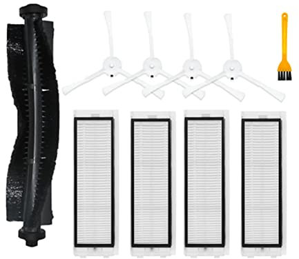 Peukerty für 360 S5/S7/S7 Pro Saugroboter Ersatzteile Hauptbürste Seitenbürste Hepa Filter Wassertank Filter
