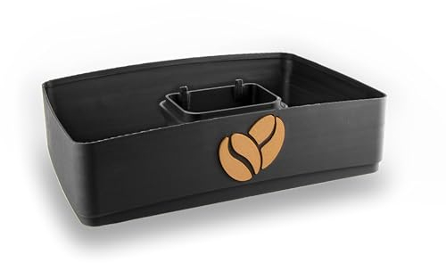 Extension Spacetimevalley pour Magnifica S Conteneur à grains de café compatible avec DeLonghi MagnificaS Accessoire pour machine à café avec grande capacité (Magnifica S)